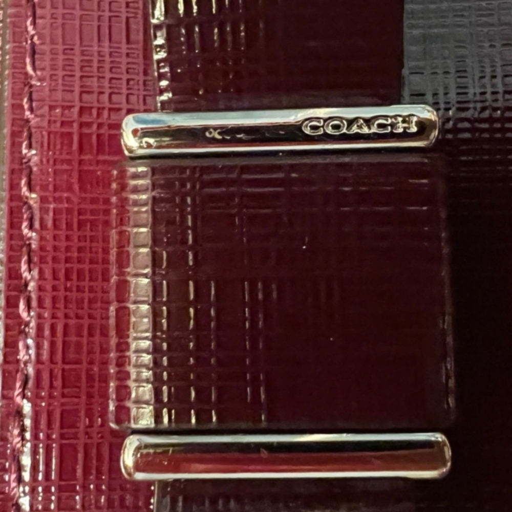 Coach Red Wristlet Clutch - Picture 4 of 9